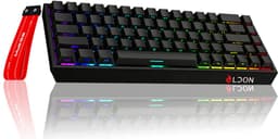 Mide68 - 65% Bedraad Gaming Toetsenbord - RGB Verlicht toetsenbord - Hall Effect Rapid Trigger Mechanisch Toetsenborden - Hot Swap - 8K Hz - 0.01mmRT - 0.125ms - Zij Bedrukte toetsen - 68 Keys -Beste prijs-kwaliteitverhouding - Edele zwarte — thumbnail 1