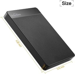 Harde Schijf Extern - Draagbare - 1TB Opslag - Backup — thumbnail 4