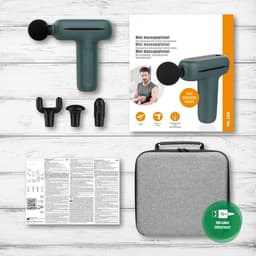 Florixa® Massage Gun Professioneel – Massage Pistool - Massage Apparaat - Groen - 13cm x 5cm x 15cm — thumbnail 3