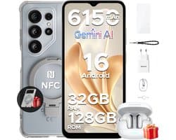 DOOGEE NOTE 56 X PRO VIP- Smartphone - Android 16- UNISOC T7225- 32GB RAM + 128GB ROM / 2TB TF - 6150mAh - 6,56 inch HD+ - 13MP + 8MP - NFC - Face ID - Gemini AI - Widevine L1- GPS