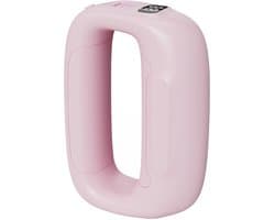 Massagepistool - Spiermassage Apparaat - Mini Massage Gun - Vibratie Massage Ring - Oplaadbare Massage Gun - LCD Display - 5 Standen - Stil - Roze