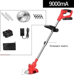 Elektrische Grasmaaier - Draagbare Grasmaaier - Gazon Onderhoud - Lichtgewicht Ontwerp - 38 kg - Metaal — thumbnail 1