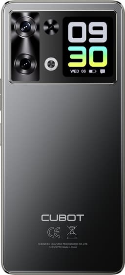 CUBOT P90 Smartphone - 24GB RAM - 256GB ROM - 5100 mAh - 6,88 inch 120 Hz- Android 15 - Dual SIM 4G - 64MP+16MP - NFC - GPS - Face ID - Zwart — thumbnail 3