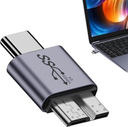 USB B naar C Adapter - Type C omvormer - Oude harde schijf aansluiten - Snelle gegevensoverdracht - Compact formaat — thumbnail 5