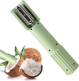 Elektrische Fruit Rasp - Keuken Rasp Machine - Groente Salades Maken - Draadloos en Spatvrij - 24.5 cm Lengte - Wit — thumbnail 1