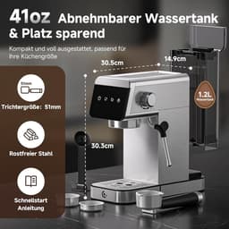 Koffiemachine met Bonen Volautomaat - Koffiezetapparaat - Koffiemachine - Espressomachine — thumbnail 5