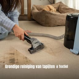 Florixa® Tapijtreiniger machine - Tapijtreiniger - Tapijtreiniger apparaat - Zwart/Blauw - ‎40cm x 30cm x 35cm — thumbnail 3