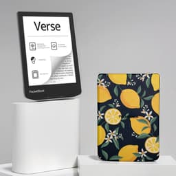 PocketBook Verse e-reader Mist Grey – 6 inch – 8 GB + Citroen / Lemon Print Hoesje – voordeelbundel — thumbnail 1