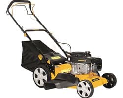 Zelfrijdende Grastrimmer - Automatische Grasmaaier - Efficiënt Gras Snijden - Achterwielaandrijving - 46 cm Snijbreedte - Geel