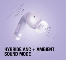 Fresh 'n Rebel Twins Fuse 2 - Draadloze oordopjes - Noise Cancelling oortjes met 36 uur speeltijd - Met Microfoon en App - Dreamy Lilac — thumbnail 2