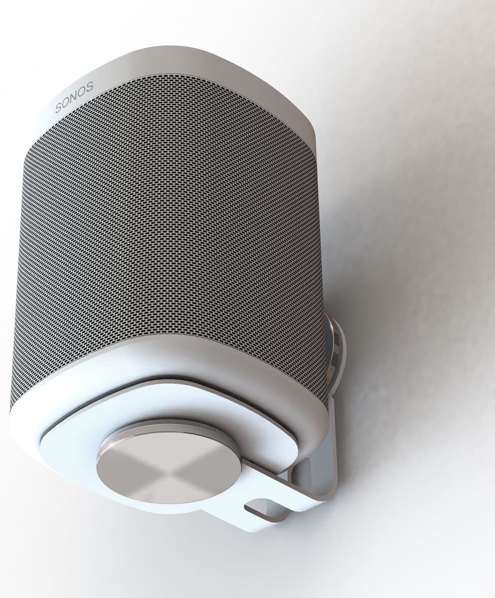 Multibrackets – Sonos premium draaibare wandbeugel voor Sonos One, One SL en PLAY:1 | kleur wit — afbeelding 1