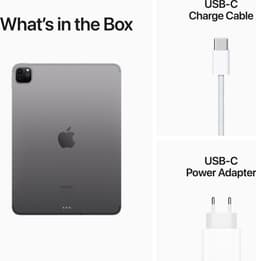 Apple iPad Pro (2022) - 12.9 inch - WiFi + 5G - 256GB - Spacegrijs - 6e generatie — thumbnail 5