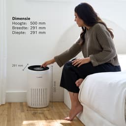 Bosch Air 4000 Luchtreiniger tot 62,5 m² - Verwijdert efficiënt het Vuil met HEPA Filter, Smart Sensor, Stille Modus - voor Allergische Mensen — thumbnail 3