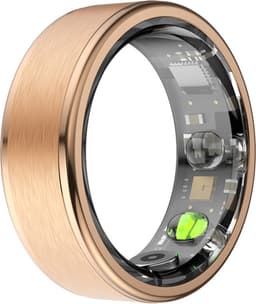 Kuno Ring 1 - Slimme ring - Smart Wearable - Health Ring - Slaap Tracker - Hartslagmeter - Stappenteller - Fitness en Activiteiten Tracker - Calorieen Bijhouden - Geen Abbonement - Waterdicht - voor Mannen en Vrouwen - Goud - Maat #8 — thumbnail 1