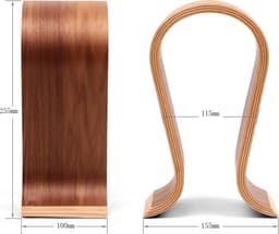 Koptelefoon Houder - Houten Koptelefoonhouder - Universele - Standaard voor koptelefoon - Luxe Headset Stand Universeel - Premium - Ergonomische Holder voor gaming headset — thumbnail 2