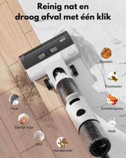 JONR ED® Vloerreiniger - Dweilapparaat - Elektrische Dweil - Elektrische Vloerreiniger - Elektrische Mop - Dweilmachine - Dweilmachine Elektrisch - Vloer Reiniger — thumbnail 5
