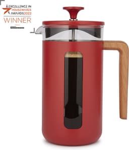 La Cafetière Cafetiere Pisa RVS / Rood - 1 liter / 7 kops — thumbnail 1