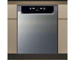 Bauknecht B0U D651A X | Onderbouw vaatwasser | RVS | Klasse B