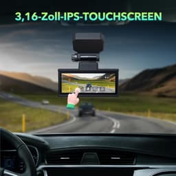 Dual Dashcam - Dashcam Voor en Achter - Auto Camera Dashcam - Dashcam Auto - Dual Dashcam voor Auto — thumbnail 3