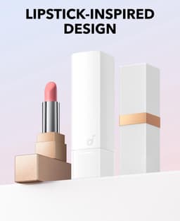 soundcore A30i NEW - Noise cancelling oordopjes - Lipstick-vormig ontwerp - Klein - Lichtgewicht comfort - Helder geluid - 24 uur speeltijd - IP54 - Draadloze oordopjes - Bluetooth 5.4 - Wit — thumbnail 3