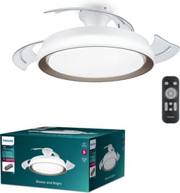 Philips Bliss LED-plafondlamp - met ventilator - goud — thumbnail 1