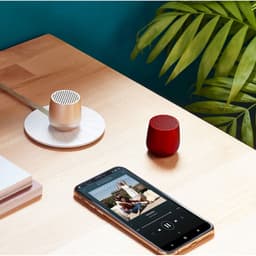 Lexon Design MINO + Recheargable TWS Speaker - Dark Red — thumbnail 3