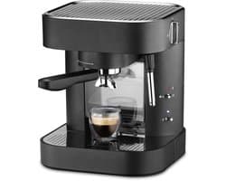 Trisa Espresso Perfetto Espressomachine Zwart, RVS 1275 W