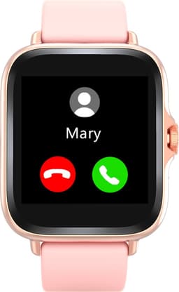 Denver Smartwatch Dames & Heren - Android & iOS - Volledige Belfunctie - Sporthorloge - Hartslagmeter - Stappenteller - Slaapmonitor - Social Media Activiteit - SWC156 - Roze — thumbnail 2