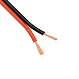 Goobay Luidsprekerkabel 10 m rood-zwart, 2 x 0,5 mm² OFC-koper, flexibele PVC-mantel met polariteitsmarkering, voor hifi en home cinema — thumbnail 4