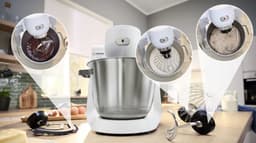 Bosch MUM Serie 6 - MUMS6EW22 - Keukenmachine - 1600W - 5,5L - Wit/RVS — thumbnail 3