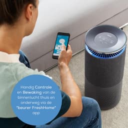 Beurer LR 401 Luchtreiniger – 3 x Filter: voorfilter + HEPA H13 filter + actief koolfilter - UV licht – Smart sensor - Nachtmodus – Turbo modus – Timer – 4 Standen - Tot 69 m² - 3 Jaar garantie — thumbnail 4