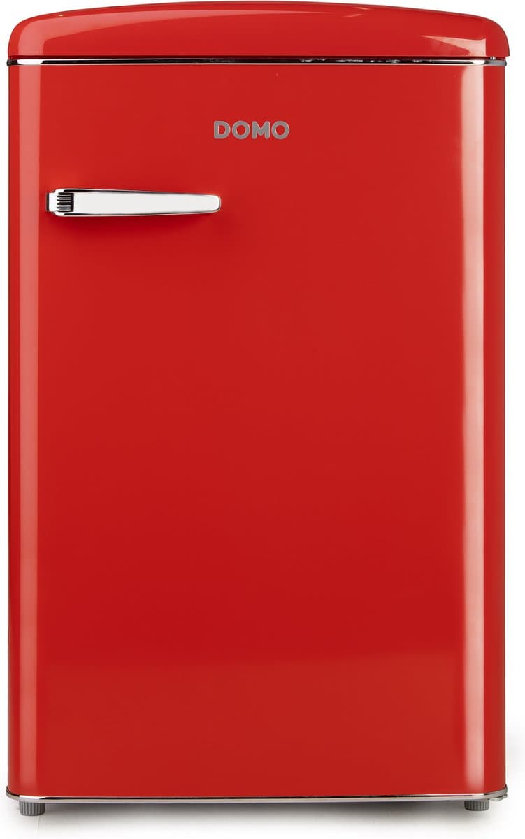 DOMO DO91703R Retro Koelkast - 120 L - Koelkast Tafelmodel - D - Rood — afbeelding 1