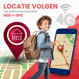 VUBIO 4G Kinder Smartwatch D1 - Incl. SIM - Whatsapp - GPS - WIFI — thumbnail 3