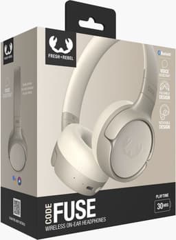 Fresh ‘n Rebel Code Fuse – Draadloze on-ear koptelefoon - Bluetooth - 30 uur Speeltijd - Beige - Silky Sand — thumbnail 3