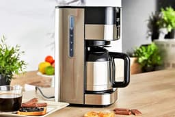 Programmeerbaar elektrisch koffiezetapparaat - 12 l roestvrijstalen thermoskan - touch-knoppen - 800 W — thumbnail 2