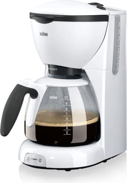 PurAroma KF 520/1 Koffiezetapparaat - 10 Kopjes - OptiBrew-Technologie - Anti-Drup Systeem - 1100W - Wit — thumbnail 1
