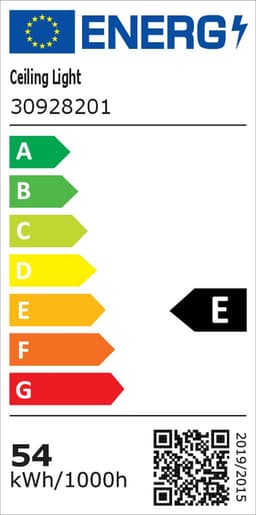 Goeco plafondlicht - 75cm - Groot - 54W - dimbare LED - plafondventilatorlicht - met afstandsbediening - voor woonkamer slaapkamer - zwart — thumbnail 2