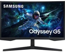 Samsung Monitor 26,9'' Odyssey G5 Ls27Cg554Euxen Va Wqhd 165Hz Hdmi Dp Usb