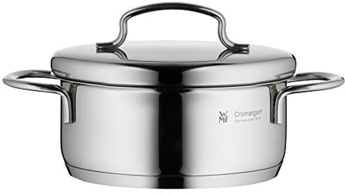Mini Kookpan 12cm met Deksel - Rvs, Ruimtebesparend, Geschikt voor Vaatwasser — afbeelding 1
