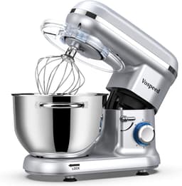 Krachtige 1500W Keukenmachine met 6 Snelheden en 6.2QT Kom voor Bakken — thumbnail 1