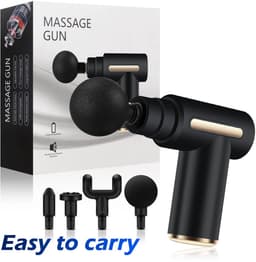 FIBILA Massage Apparaat - Professioneel Massage Gun - Massagegun - 6 Snelheden - Deep Tissue - Zwart — thumbnail 2
