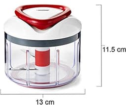 Handmatige Keukenmachine | Voedselhakker en Groentesnijder | Vaatwasserbestendig | Compact Ontwerp met 5 Jaar Garantie — thumbnail 1