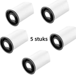 5 x Filterwatten - Filtermateriaal -Filter katoen, geschikt voor Henry Numatic Quick 915145 NQ100 HET100 - Fris en schoon — thumbnail 1