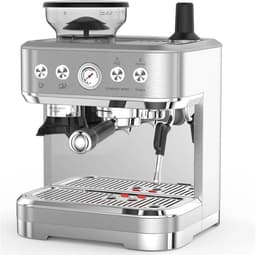 Deniva - Koffiemachine met Bonen - Espressomachine - Koffiemolen - 15 Bar - Melkopschuimer - Halfautomatisch - Alles in één — thumbnail 4