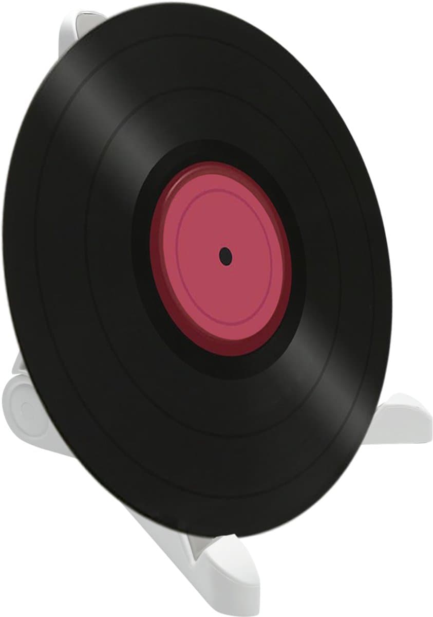 Purepeak LP Houder - Vinyl Rek - LP Standaard - Opbergsysteem - Platenhouder - Wit — afbeelding 1