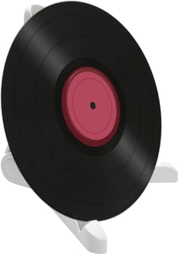 Purepeak LP Houder - Vinyl Rek - LP Standaard - Opbergsysteem - Platenhouder - Wit — thumbnail 1