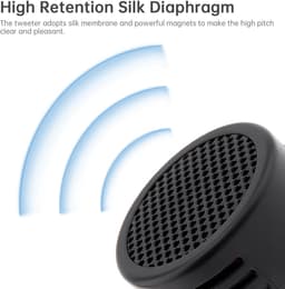 4-pack 500W hoogrendement mini-dome-tweeter met hoge frequentie auto-audio — thumbnail 2