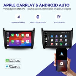 CarPlay autoradio geschikt voor Volkswagen Polo (2009 t/m 2017) | 9 inch | Android 13 | Draadloos Apple CarPlay & Android Auto | 2GB + 32GB | QuadCore processor | Denago DNG-A116 | 2025 model | 2009 2010 2011 2012 2013 2014 2015 2016 2017 | Bluetooth — thumbnail 2