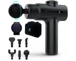 Massage Gun - Massage Gun Professioneel - Krachtig Massage Pistool - Massage Apparaat - Massage-Gun - 6 Opzetstukken - 6 Snelheden - Draadloos - Inclusief Koffer