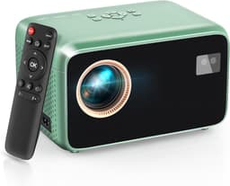 DailySupplies® Mini Beamer - Film Projector met Bluetooth - Draagbare Beamer - 4K Kwaliteit - Groen met zwart — thumbnail 1